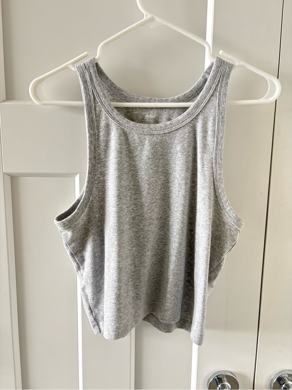 Aerie Cropped Racer Back Tank Top